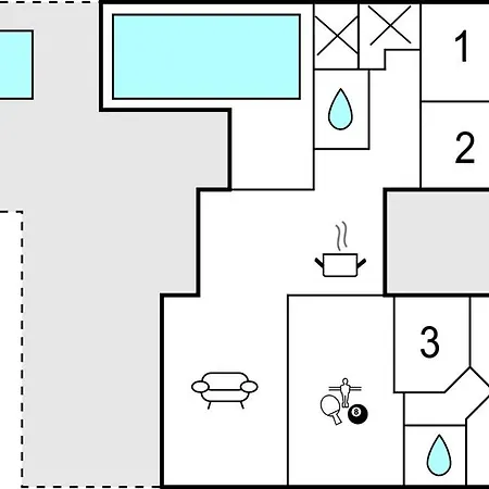 Gorgeous In With Sauna 度假居 布拉万德